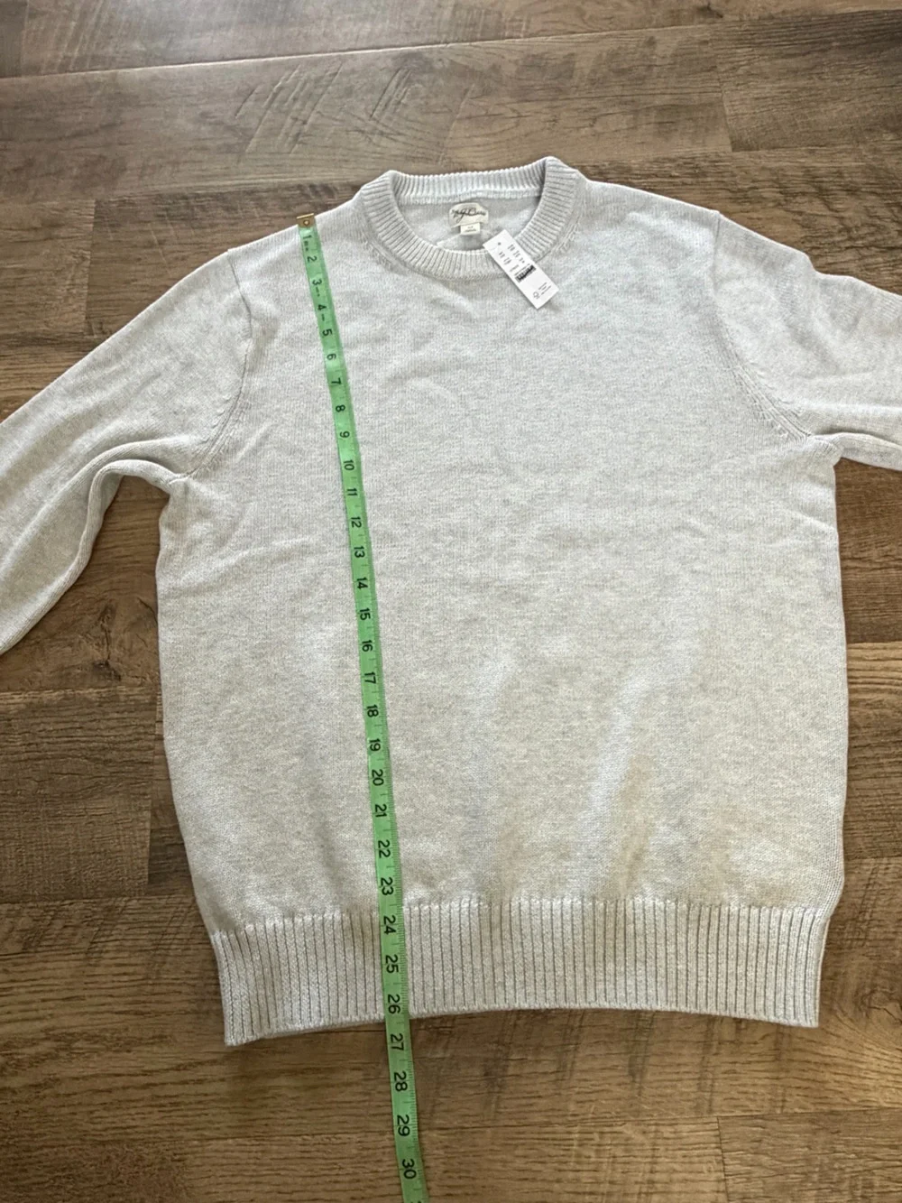 J.Crew Men’s Cotton Crewneck Sweater Gray NWT Size Medium